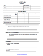 Interview Form