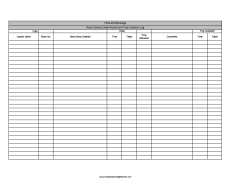 Room Service Order & Tray Collection Record - Food and Beverage Trainer