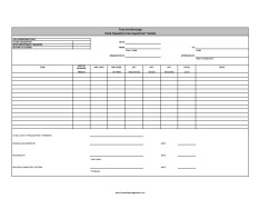 Transfer Form - Food and Beverage Trainer